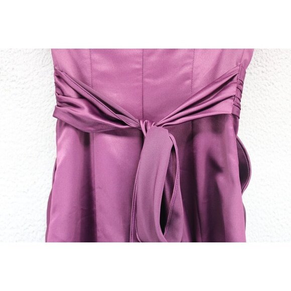 Bill Levkoff Purple Strapless Evening Dress-Size 4-Event-Pockets - Picture 12 of 14